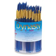 Dynasty Fine Sapphire Synthetic Brush Set - Round, Set of 72