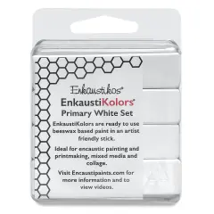 Enkaustikos EnkaustiKolor Paint Sets - Primary White Set