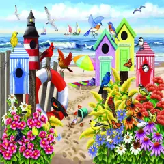 Sunsout At Home by the Sea pc 1000 pc Jigsaw Puzzle 63002