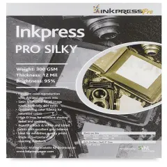 Inkpress - Pro Silky Inkjet Papers, 8-1/2" x 11", 50 Sheets