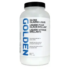 Golden Acrylic Glazing Liquid - Gloss, 32 oz bottle