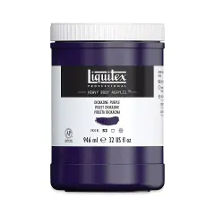Liquitex Heavy Body Artist Acrylics - Dioxazine Purple, 32 oz Jar