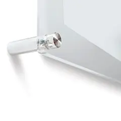 Wexel Art Double Panel Acrylic Display Frame - 21" x 27", Silver Hardware