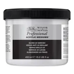 Winsor & Newton Artists' Acrylic UV Varnish - Gloss, 450 ml jar