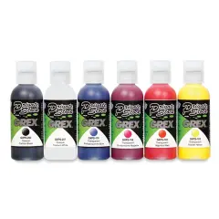 Grex Private Stock Airbrush Base Modifier - Primary Colors, Set of 6, 2 oz