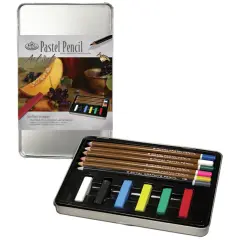 Royal & Langnickel(R) Pastel Pencil Art Set W/Tin