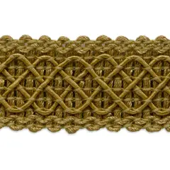 5 yards of Jolie Lattice Braid Trim | 5 yard cut Gold