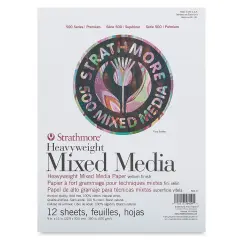 Strathmore 500 Series Heavyweight Mixed Media Pad - 9" x 12"