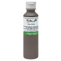 Tri-Art Liquid Artist Acrylics - Raw Umber, 120 ml bottle