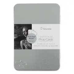 Hahnem&uuml;hle Photo Rag Metallic Inkjet Photo Cards - 4" x 6", Pkg of 30