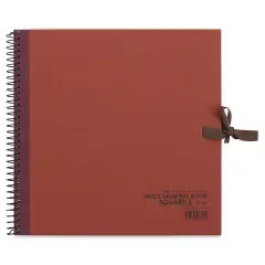 Holbein Multimedia Book - 8" x 8", Rust