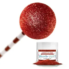 Bakell - American Red Dazzler Dust (5g, 1x Jar) Non-Toxic Decorating Glitter for Arts and Crafts