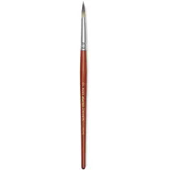 Blick Master Short Handle Synthetic Brush - Round, Size 8
