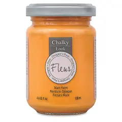 Fleur Chalky Look Paint - Tropical Sunset, 4.4 oz jar