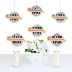 Big Dot of Happiness 70's Disco - Disco Ball Decorations DIY 1970's Disco Fever Party Essentials - Set of 20