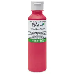 Tri-Art Liquid Artist Acrylics - Quinacridone Magenta, 120 ml bottle
