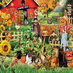Sunsout Halloween Harvest 300 pc Halloween Jigsaw Puzzle 35272