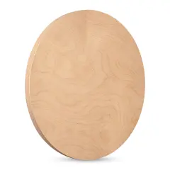 American Easel Cradled Round Birch Painting Panel - 16" Dia. x 7/8" D