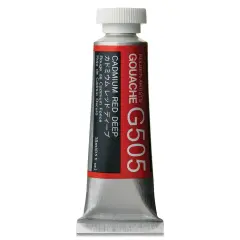 Holbein Artists' Gouache - Cadmium Red Deep, 15 ml tube