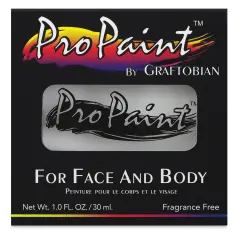 Graftobian Pro Paint Face and Body Paint - White Swan, 30 ml
