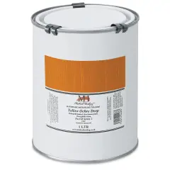 Michael Harding Artists Oil Color - Yellow Ochre Deep, 1 Liter