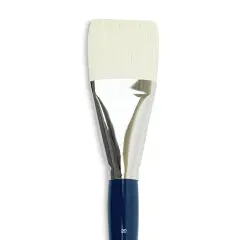 Silver Brush Bristlon Stiff White Synthetic Brush - Bright, Size 20, Short Handle