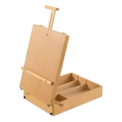Blick Studio Sketch Box Easel - Natural Beechwood