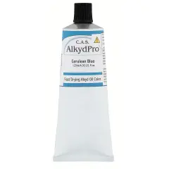 CAS AlkydPro Fast-Drying Alkyd Oil Color - Cerulean Blue, 120 ml tube