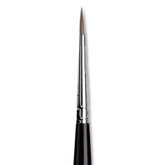 Da Vinci Maestro Kolinsky Sable Brush - Round, Short Handle, Size 1