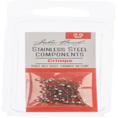 John Bead Stainless Steel Crimp Beads 50/Pkg-2.5mm