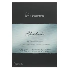 Hahnem&uuml;hle The Collection Sketch Paper Pad - 16.5" x 23.4", 30 Sheets