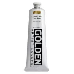 Golden Heavy Body Artist Acrylics - Iridescent Gold Deep (Fine), 5 oz tube
