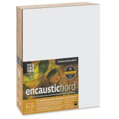 Ampersand Encausticbord - 8" x 10" x 2-1/8", Cradled