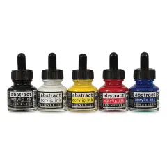 Sennelier Abstract Acrylic Ink - Set of 5, 1 oz