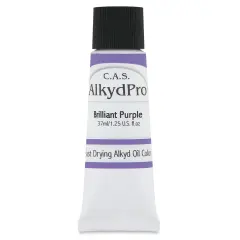 CAS AlkydPro Fast-Drying Alkyd Oil Color - Brilliant Purple, 37 ml tube