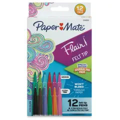 Paper Mate Flair Guard Pens - Set of 12, Journaling Pack