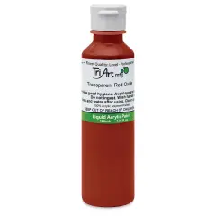 Tri-Art Liquid Artist Acrylics - Transparent Red Oxide, 120 ml bottle
