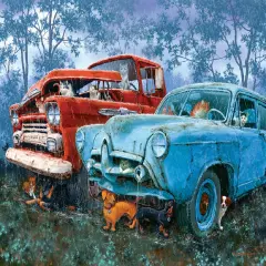 Sunsout Raining Cats and Dogs 1000 pc Jigsaw Puzzle 61661