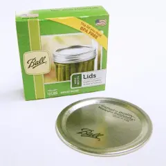 Ball Wide Mouth Dome Canning Jar Lids BPA Free USA Made Pack of 12