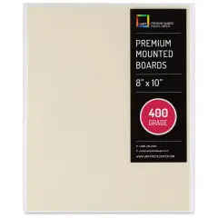 UArt Premium Sanded Pastel Paper Board - 8" x 10", Neutral, 400 Grit
