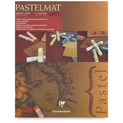Clairefontaine Pastelmat Pad - 9-1/2" x 12", Assorted, Palette No. 1, 12 Sheets