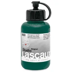 Lascaux Studio Acrylics - Emerald Green Deep, 85 ml bottle
