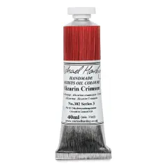Michael Harding Artists Oil Color - Alizarin Crimson, 40 ml tube