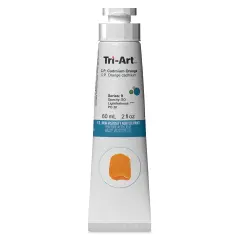 Tri-Art High Viscosity Artist Acrylic - C.P. Cadmium Orange, 60 ml tube