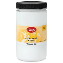 Utrecht Artists' Acrylic Opaque Gel Medium - 32 oz