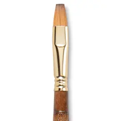 Escoda Reserva Kolinsky-Tajmyr Sable Brush - Bright, Long Handle, Size 12