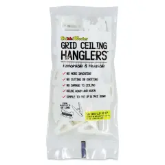 StikkiWorks Ceiling Hanglers Grid Clip Kits - Pkg of 10