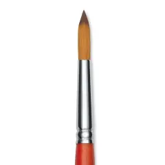 Raphael Golden Kaerell Brush - Pointed Round, Short Handle, Size 10