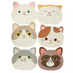 6 Pack Cat Coaster Set