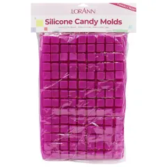LorAnn Oils Silicone Square Cube Candy Molds, 2-Pack